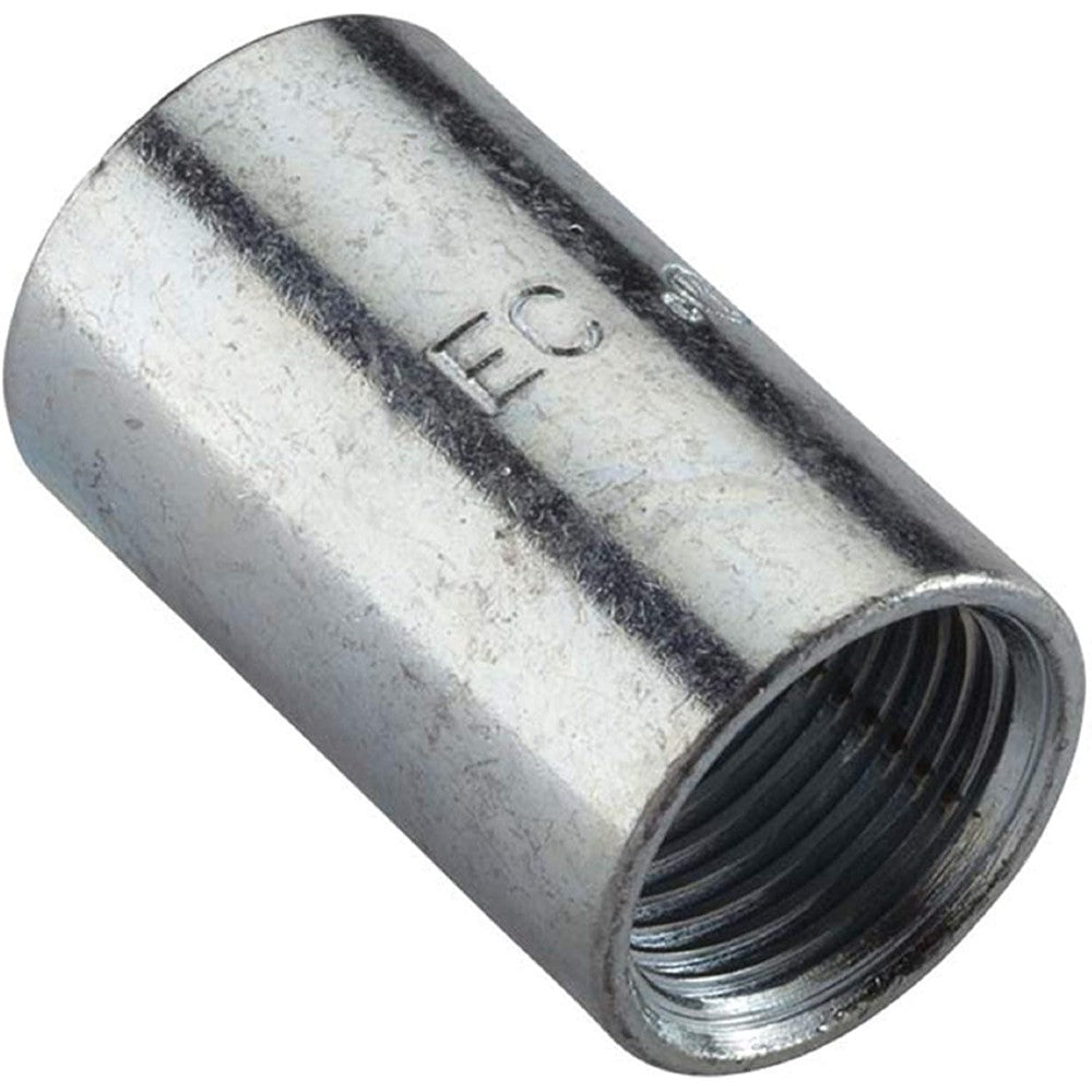 Coupling, Electrical Conduit, Rigid, Galvanized Steel, 3/4 Inch