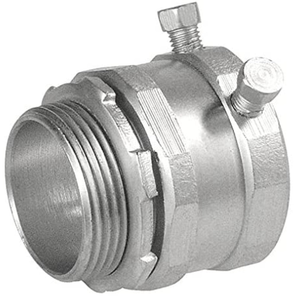 Box Connector, Electrical, Zinc Plated Steel, 1/2 Inch OF7601-W