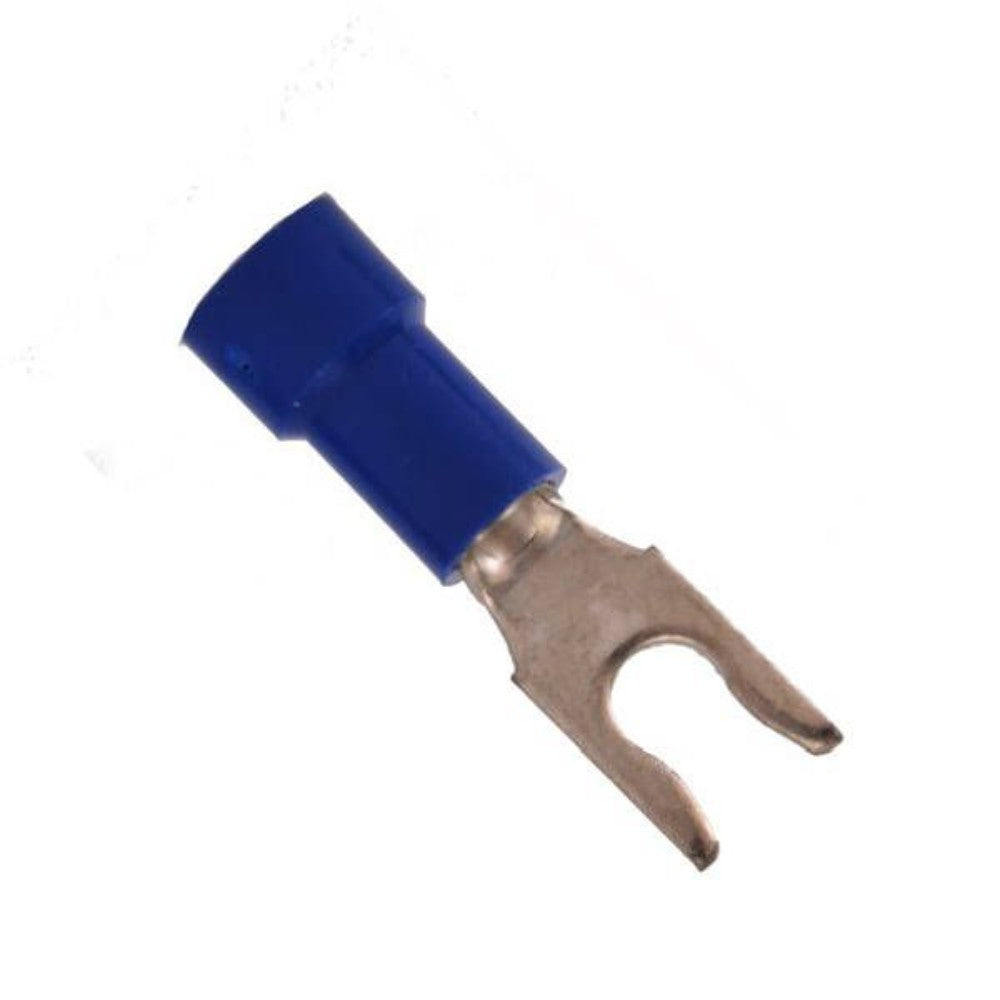 Lug, Terminal, Fork, Insulated, Blue, 16-14 Awg JONF 15254