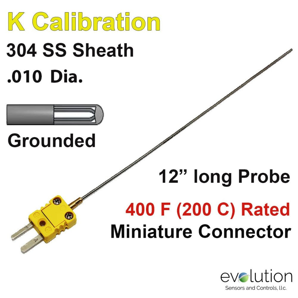 Thermocouple:K,Sheath Dia , Special Grounded Knife Edge,50-1/4 In Lg,1/2 In Npt,Isa5/16 In,Sheath 446 Ss,Junction ST-5056-2-3