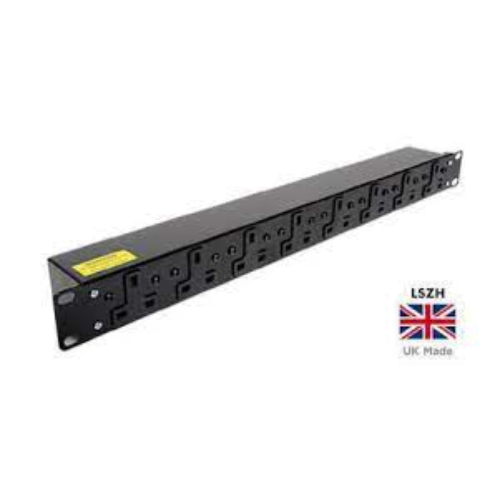 Pdu-8W-H-13A Pdu 8-Outlet Uk Type Pdu 250V/50-60Hz 13A Brand: Hubbell 10 WAY PDU UK TYPE WITH MAIN SWITCH 3MTR LEENET, ITEM CODE: PD.1002.000