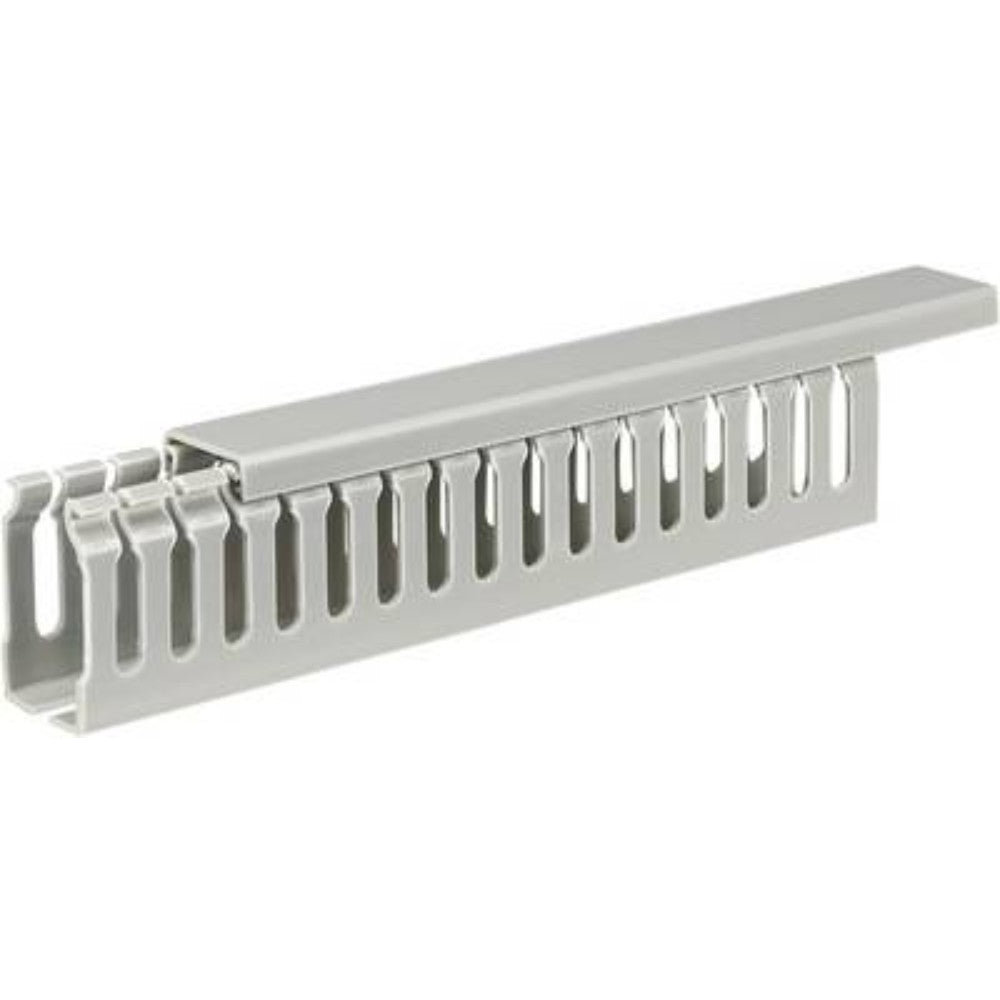 Channel: Trunking Channel, Linch X 1/2 Inch X 3 Mtr Long, Pvc-U, Grey Or White Color With A Clip-On Cover ,  Mfr: Mk Electric Or Everrise