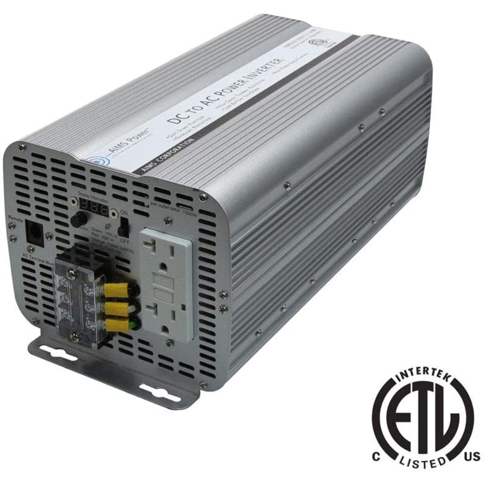 Inverter, Power, Static, 12 Vdc, 3600 W 29538373