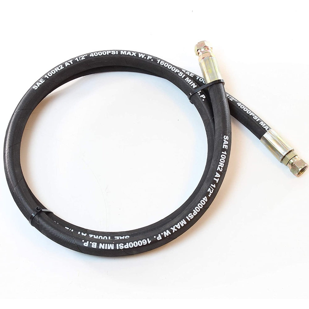 Pressure Hose With Male And Female Fittings, Size: 1/2" X 50 Ft 8T8AA