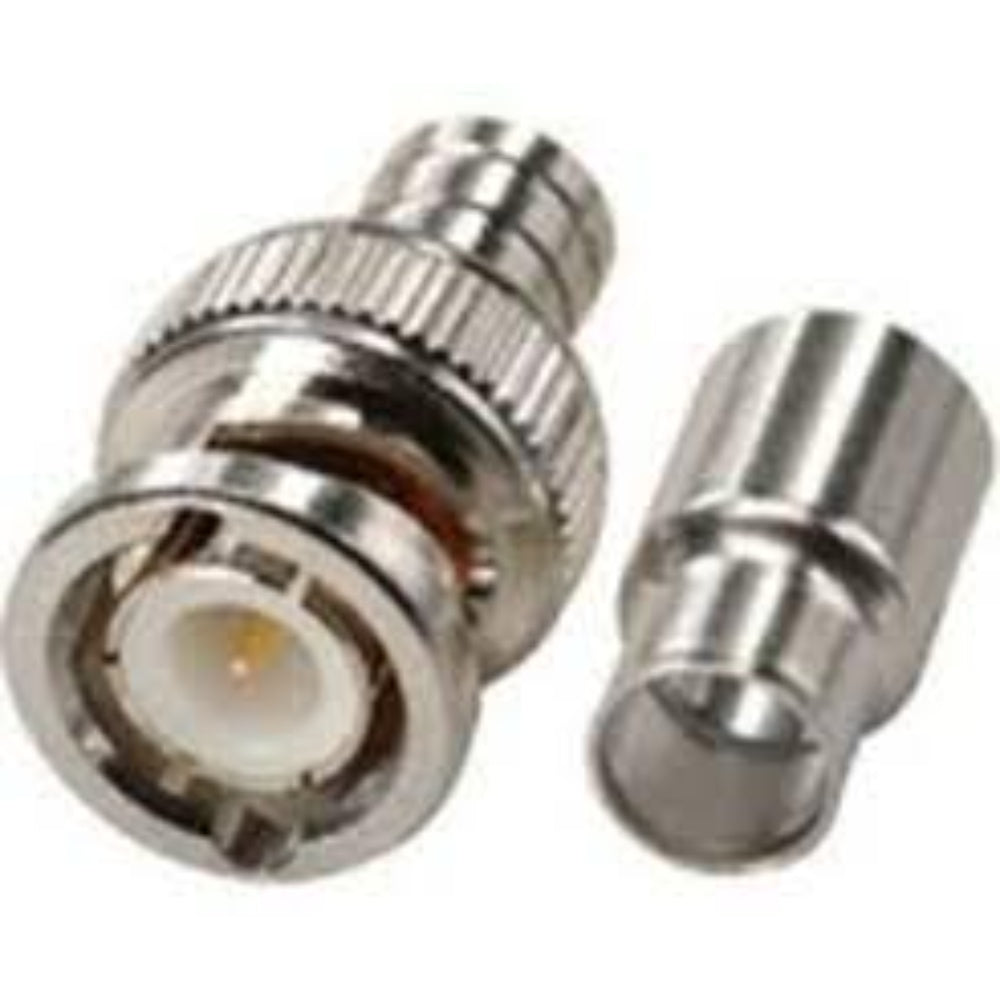 Connector, Crimp-On 2 Piece, Bullet Camera, Rg59 Bnc,  AP-011