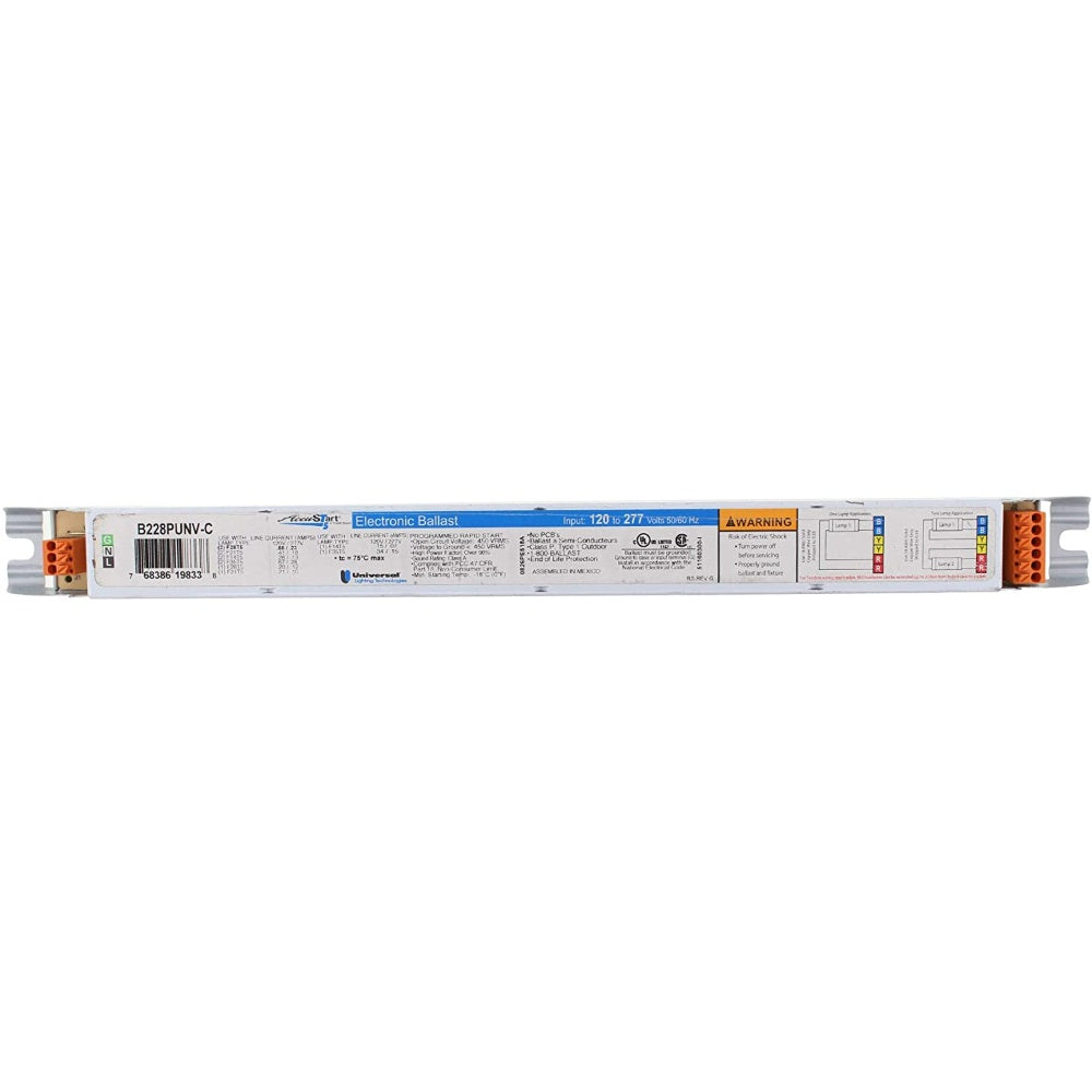 Electronic Ballast, Input- 120 -277 V, B228PUNV-C