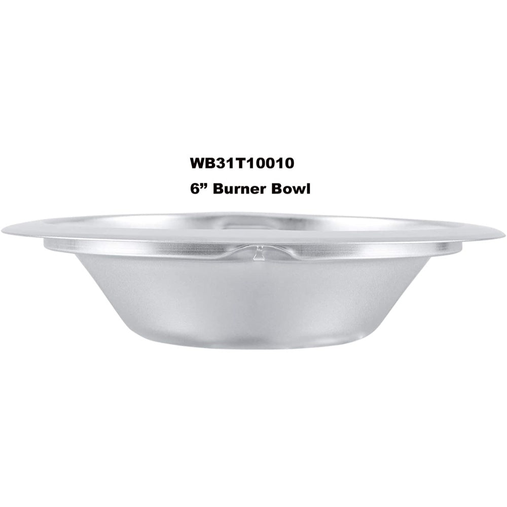 Reflector, Cook Top, 6 In, Deep Chrome, W631T10010 Made-  Ge W631T10010