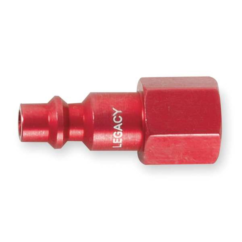 Coupler Plug 1/4 Fnpt 1/4 In Red A73430D-BG