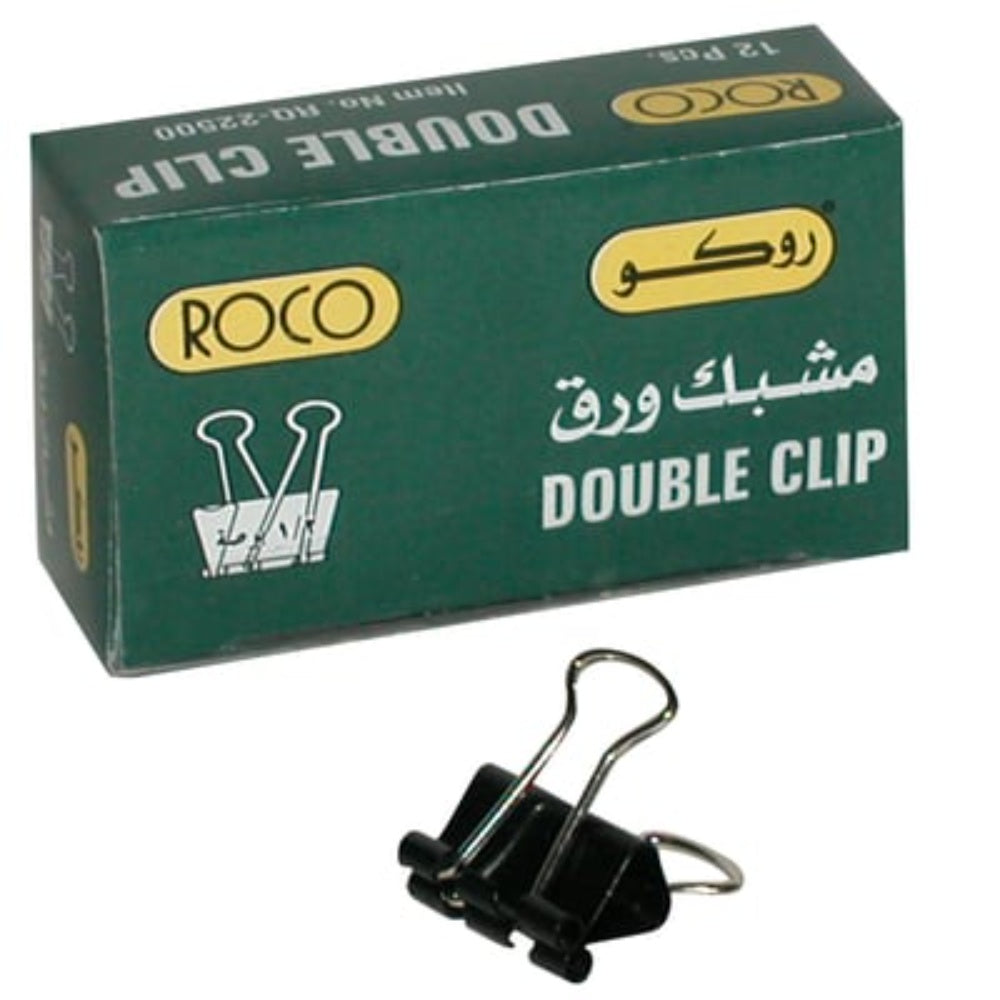 Binder Clips /Kiskac CLIP FOLBACK 1/2" (15 MM), ROCO RQ-22500