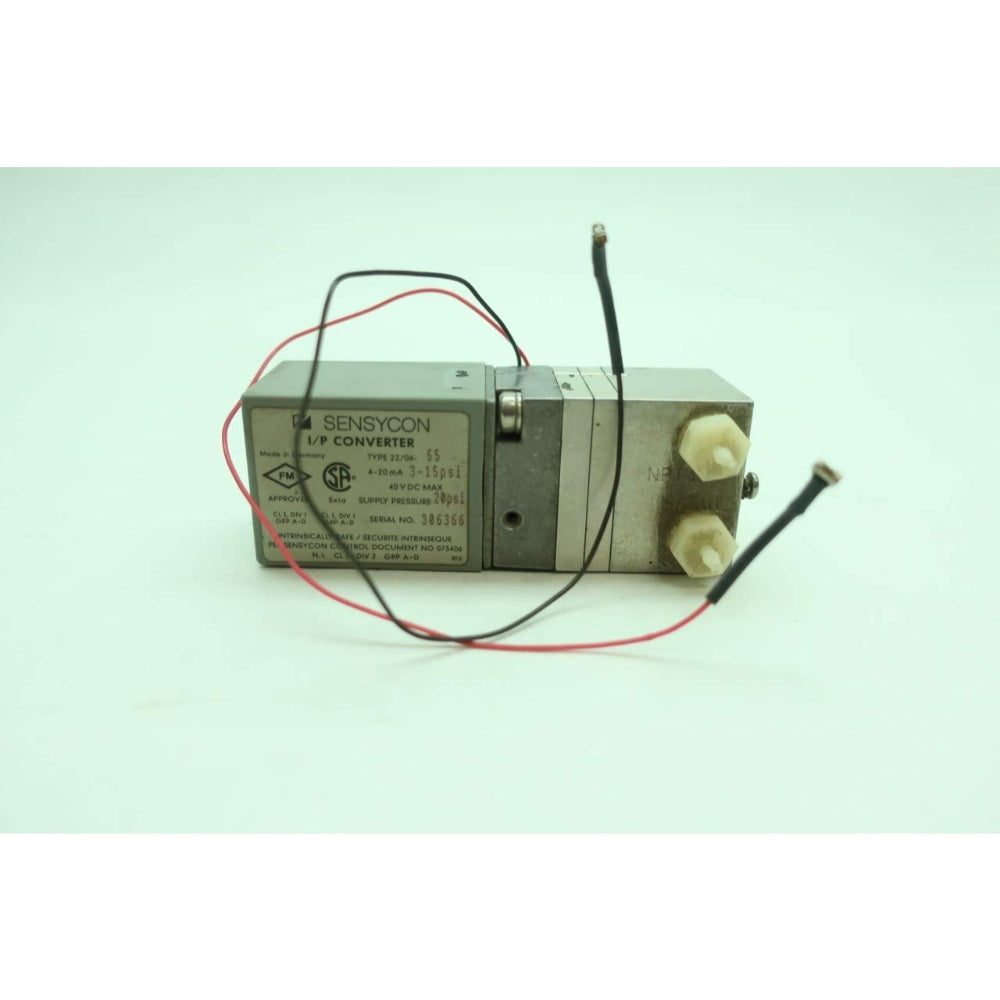 Converter: Signal, Current To Pressure, Supply: 19-23 Psi, E69F-T12-JR