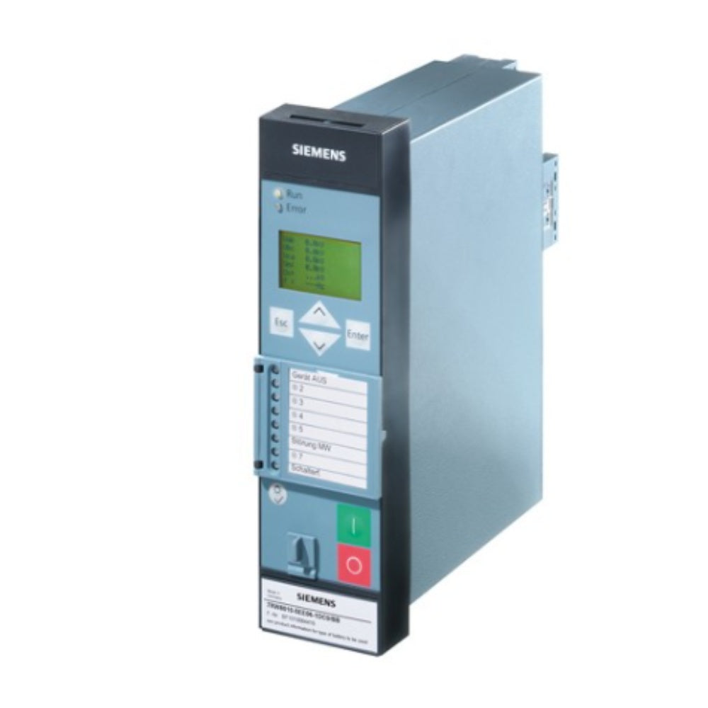 Relay: 440V Incoming Feeder; Siemens 7Sj8042, SJ8042-5EB90-1FQ0/DD