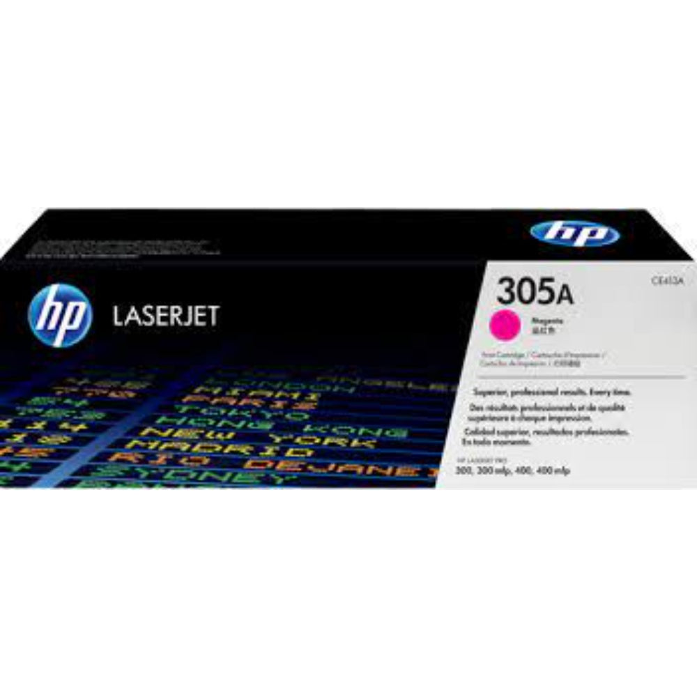 Cartridge, Toner, Laser, 305A, Magenta, CE413A