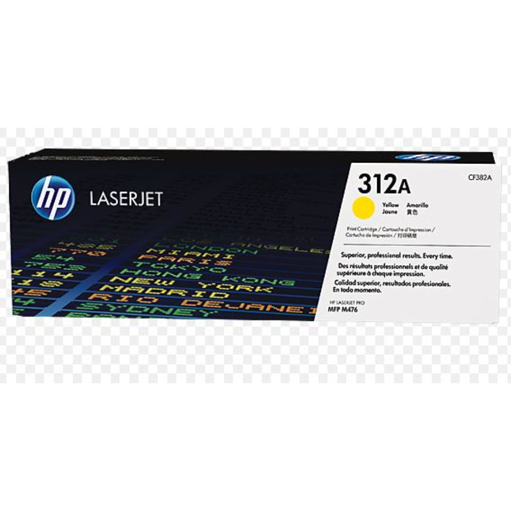 Cartridge, Toner, Laser-Jet, 312A, Yellow, CF382A