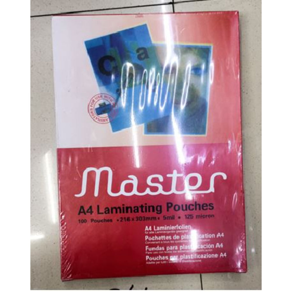 Laminating Film /Lami̇nasyon Fi̇lmi̇, BR MASTER LAMINATING A4 POUCH