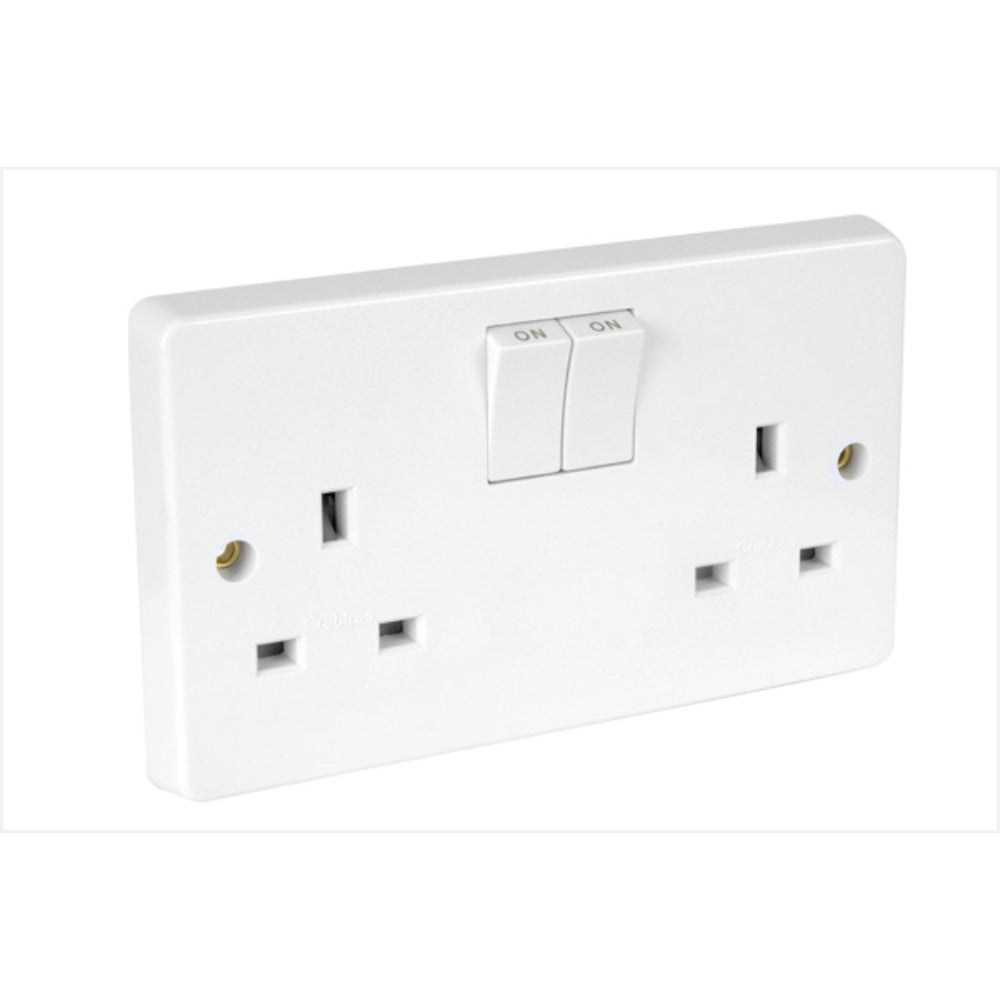 Double Switch Socket / Ikili Priz, DYNALITE