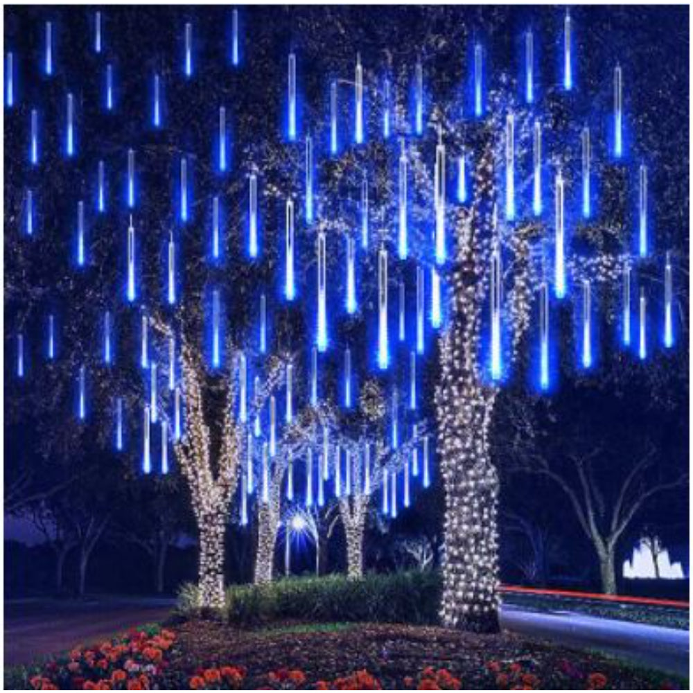 4 Pack String Lights 576 Led Falling Meteor Rain Lights For Holiday Party, 07625908