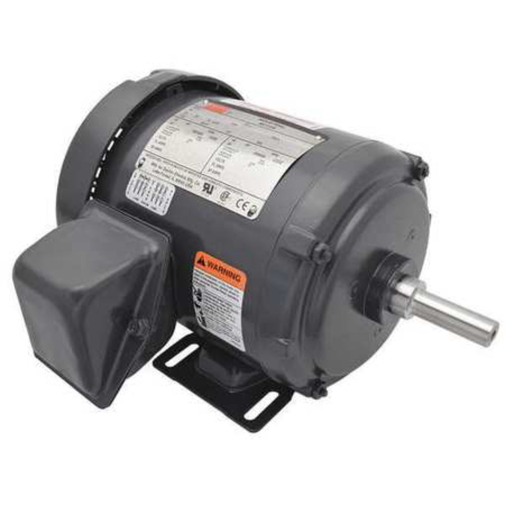 Electric Ac Electric Motor, 1/3 Hp, 1725/1425 Rpm, 3 Phase, 208-230/460, 2N864M