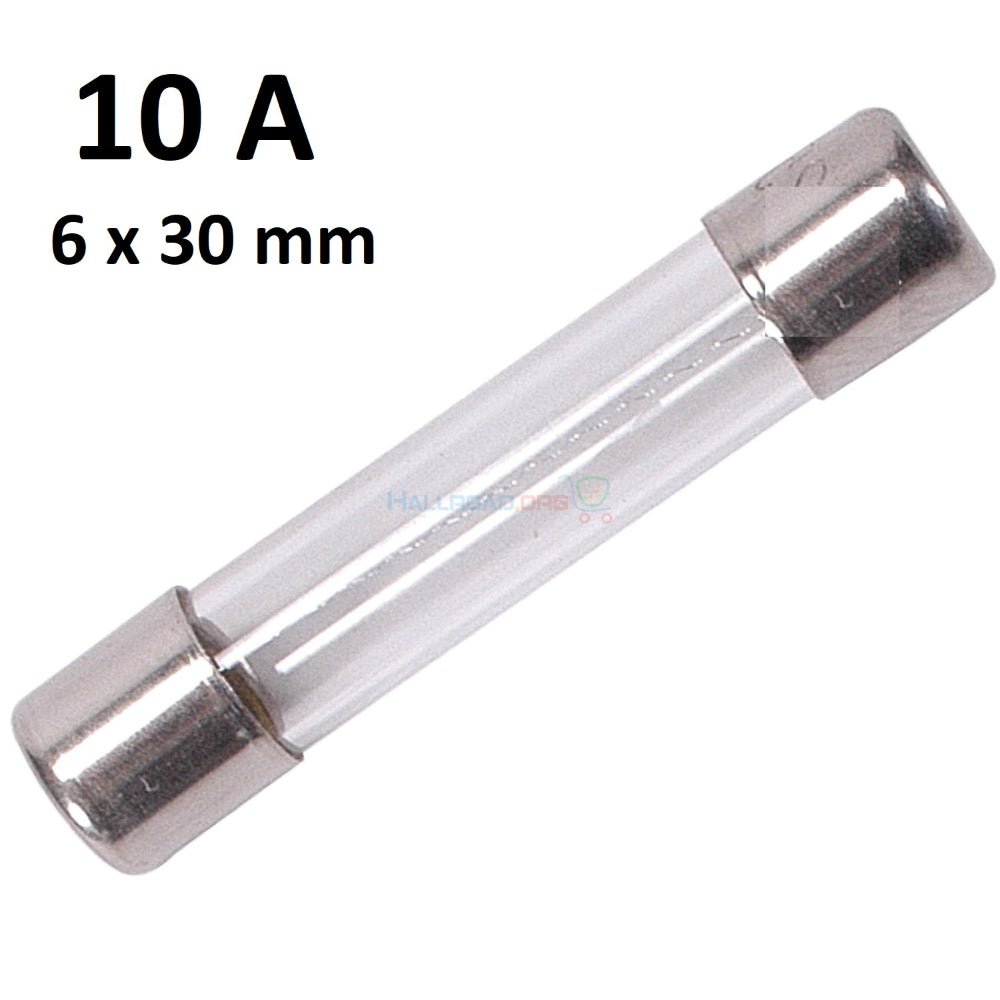 Glass Fuse, 250V, 1 Amps, Length: 10 Mm