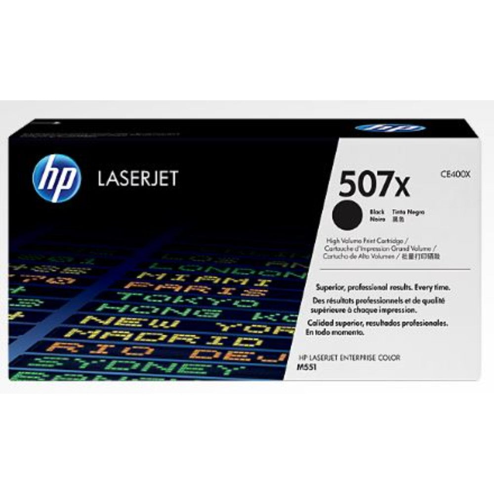 Cartridge, Toner, Laser, Hp, 507X, Ce400X, Black Ce400X