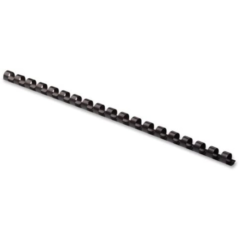 Binding Element, Comb, Round, Plastic, Black, 3/8 Inches 52322