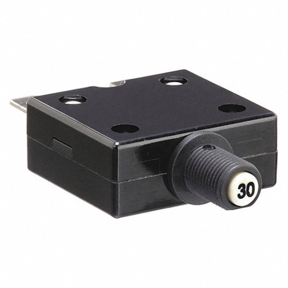 Breaker, Circuit, 30 Amp, Thermal Circuit Breaker Type, Push Button Switch Type, Number Of Poles: 1, Clb-303-27E3N-W-A/30