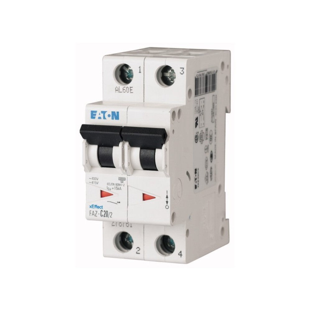 Circuit Breaker, Miniature, 2 Pole, 400V, 50A Faz-D50/2