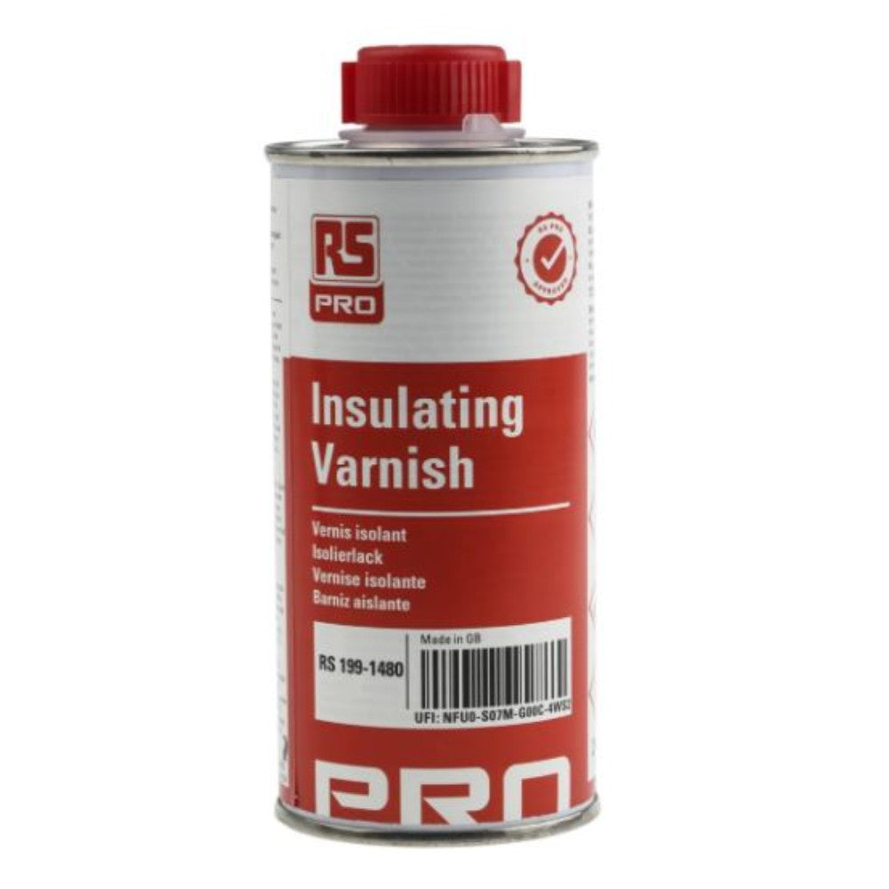 Insulating Varnish, Electrical, Polyurethane Coating, Clear, 250Ml 199-1480