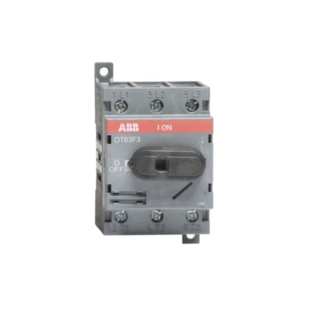 Switch, Disconnect, Front Operated, 3 Poles, 750 V, 63 A Ot63F3