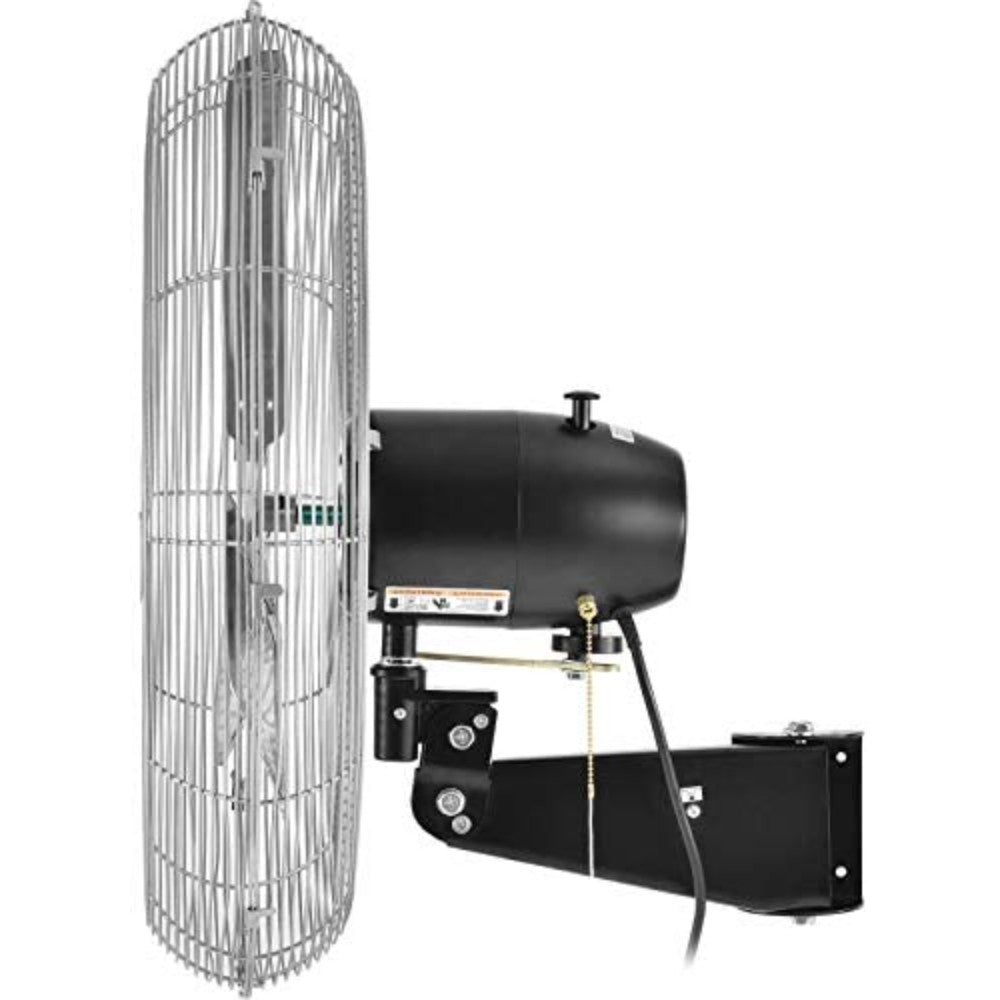 Global Industrial™ 30" Deluxe Industrial Wall Mounted Fan - Oscillating - 10000 CFM - 1/2 HP 258322