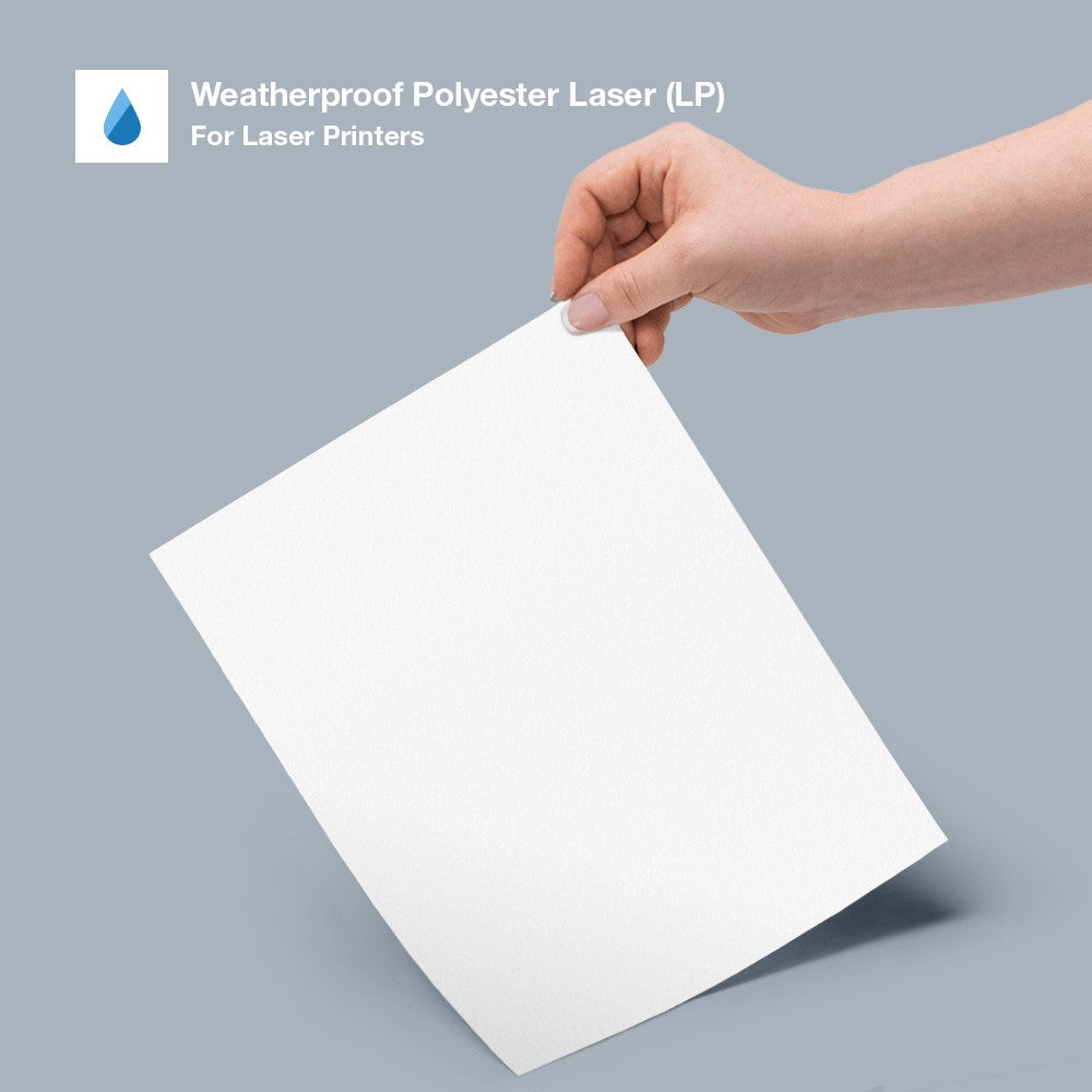 Label, Weatherproof, Laser, White, 1 X 2 Inches OL114LP, OL114LP, OL114LP