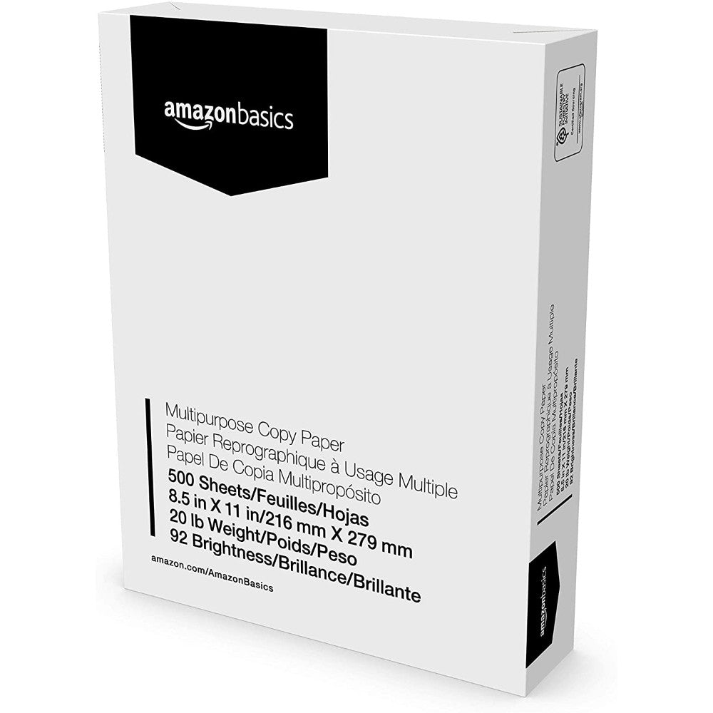 Paper,Copying.8.5X11 Inches (500X1Rim) Multipurpose Copy Printer Paper - White, 8.5 x 11 Inches, 1 Ream (500 Sheets)