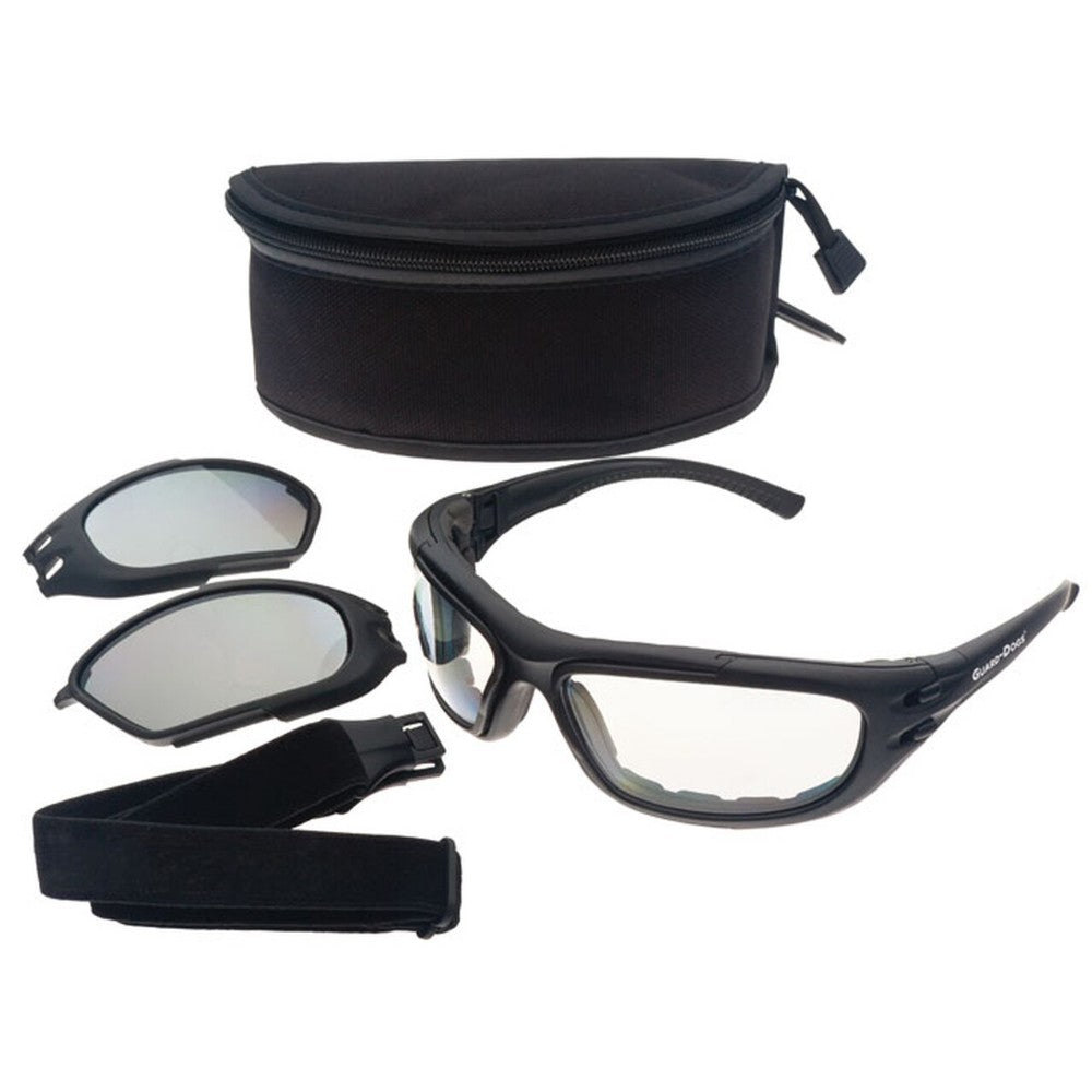 Glasses, Safety, Kit, Fogstopper, Clear & Gray 2G100Kit