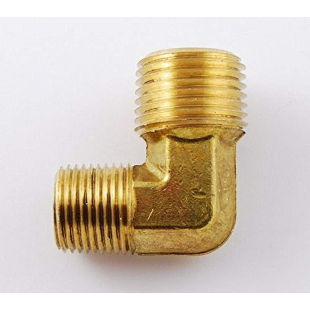 Mettle Air 99-Dc ½” Npt Male To 3/8” 90 Degree L Elbow Hose
Tread Union Reducer Fitting, Brass 99-DC